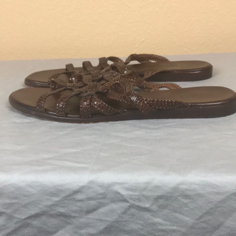 Cole Haan Resort Brown Leather Sandal Size 10.5N